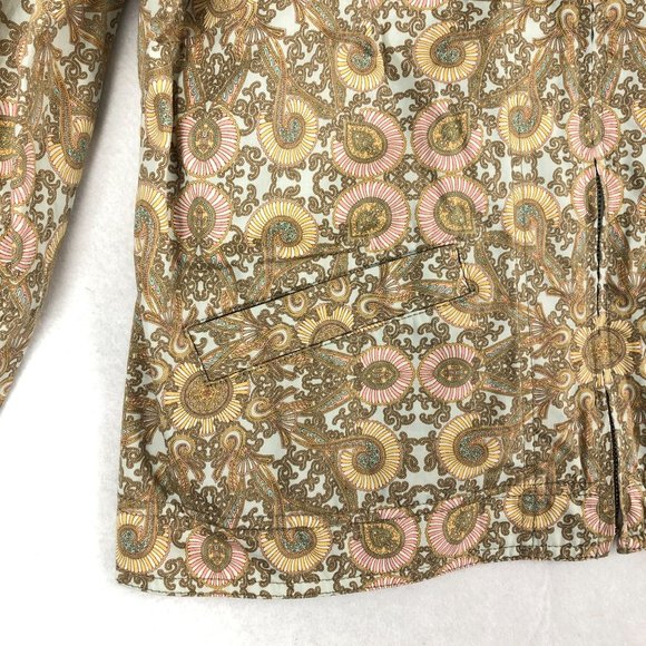 Pendleton Women's Large Multi-Color Printed 100% Cotton Collared Shirt Jacket - Picture 6 of 10